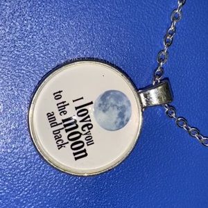 “ I Love You To The Moon and Back” necklace🤍